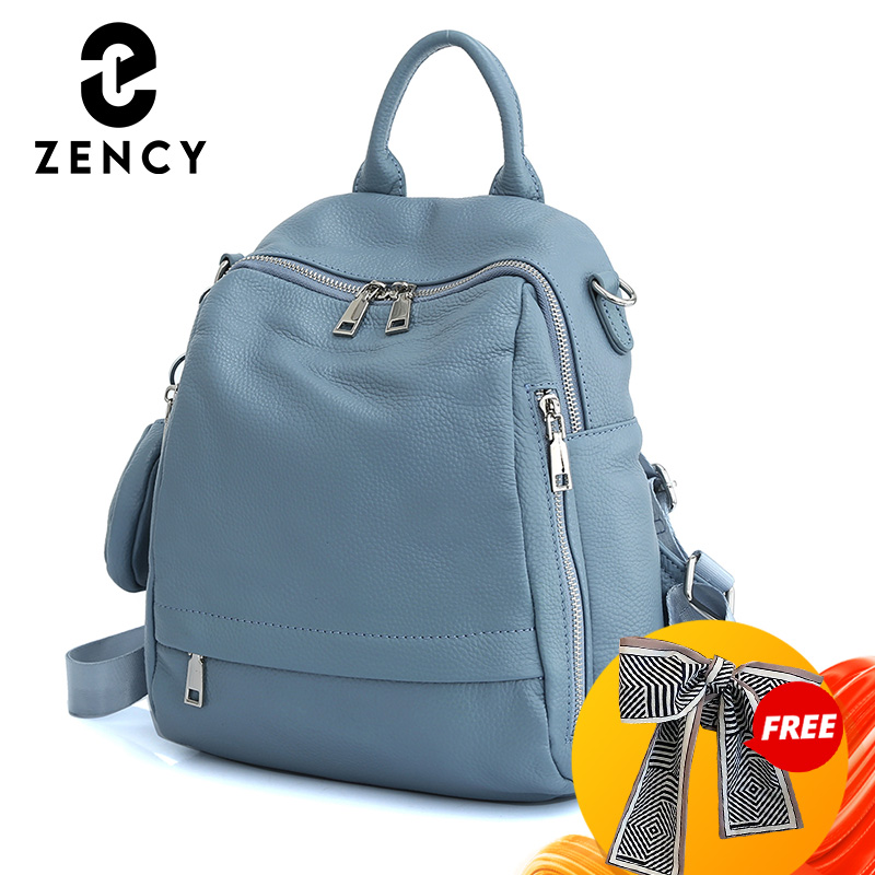 Fashion Backpack Women - Zency Zaino da donna in vera