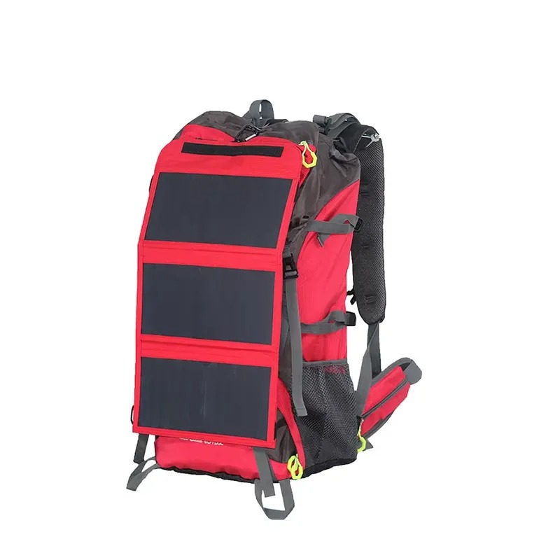 Hiking Backpack Waterproof - Zaino Personalizzato con Pannello Solare 2026,